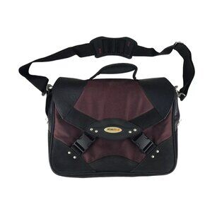 Mobile Edge Unisex Adult Black Burgundy Bring It On Inner Pockets Messenger‎ Bag